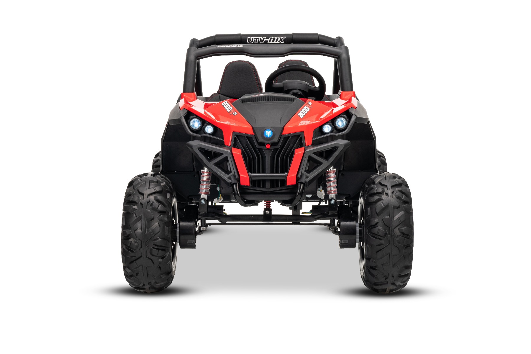 Přední LED světla s odpružením i vpředu