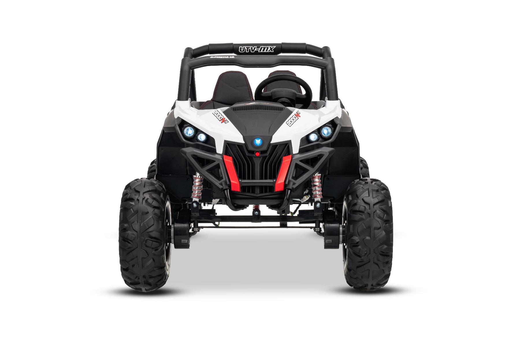 Přední LED světla s odpružením i vpředu