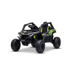 Elektrické autíčko Kawasaki TERYX KRX 1000 12V, černé, jednomístné, odpružená zadní náprava, 2,4 Ghz dálkové ovládání, Lithiová baterie, 2 x 25W Motory, Otevíratelné ochranné rámy, MP3 přehrávač se vstupem USB/AUX, Licencované