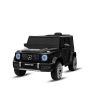 Elektrické autíčko Mercedes G, černé, Jednomístné sedátko, Lithiová baterie, 2,4 GHz DO, 2XMOTOR, USB, SD karta, ORGINAL licence