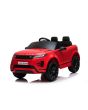 Elektrické autíčko Range Rover Evoque, Jednomístné, červené, Koženková sedadla, MP3 Přehrávač s přípojkou USB / SD, Pohon 4x4, Baterie 12V10AH, EVA kola, Odpružená náprava, Klíčová třípolohové startování, 2,4 GHz Bluetooth Dálkový Ovladač, Licence