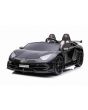 Elektrické autíčko Lamborghini Aventador 12V Dvoumístné, černé, 2,4 GHz dálkové ovládání, USB / SD Vstup, odpružení, vertikální otvírací dveře, měkké EVA kola, 2X MOTOR, ORIGINAL licence