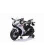 Elektrická Motorka HONDA CBR 1000RR, Licencovaná, 12V baterie, Plastová kola, 30W motor, LED světla, pevný rám, pomocná kolečka, bílá