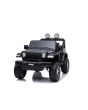 Elektrické autíčko Jeep Wrangler, Jednomístné, černé, Koženková sedadla, Rádio s Bluetooth přehrávačem, SD / USB vstup, Pohon 4x4, 12V10Ah Baterie, EVA kola, Odpružená náprava, 2,4 GHz Dálkové Ovládání