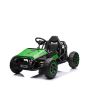 Elektrická Motokára SPORT-KART 24V, zelená, EVA kola, Koženkové sedátko, 2 x 50W Motor, 24V Baterie, Masivní kovová konstrukce