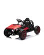 Elektrická Motokára SPORT-KART 24V, červená, EVA kola, Koženkové sedátko, 2 x 50W Motor, 24V Baterie, Masivní kovová konstrukce