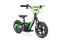 Dětské elektrické odrážedlo RIRIBIKE RTX3 24V (12”), zelené, Lithiová baterie, 100W motor, Kotoučová brzda, Nastavitelné měkké PU sedátko