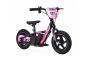 Dětské elektrické odrážedlo RIRIBIKE RTX3 24V (12”), růžové, Lithiová baterie, 100W motor, Kotoučová brzda, Nastavitelné měkké PU sedátko