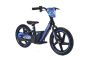 Dětské elektrické odrážedlo RIRIBIKE RTX6 24V (16”), modré, Lithiová baterie, 250W Motor, Kotoučová brzda, Nastavitelné měkké PU sedátko