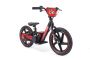 Dětské elektrické odrážedlo RIRIBIKE RTX6 24V (16”), červené, Lithiová baterie, 250W Motor, Kotoučová brzda, Nastavitelné měkké PU sedátko