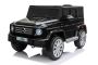 Elektrické autíčko Mercedes G500 12V, černé, 2,4 GHz dálkové ovládání, USB/SD Vstup, odpružení, Lithiová baterie, LED světla, ORIGINÁL licence