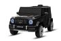 Elektrické autíčko Mercedes G, černé, Jednomístné sedátko, Lithiová baterie, 2,4 GHz DO, 2XMOTOR, USB, SD karta, ORGINAL licence