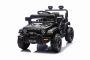 Elektrické autíčko OFFROAD NEW s pohonem zadních kol, černé, Lithiová baterie, Vysoký podvozek, široké sedátko, Odpružené nápravy, 2,4 GHz Dálkový ovladač, LED světla