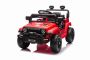 Elektrické autíčko OFFROAD NEW s pohonem zadních kol, červené, Lithiová baterie, Vysoký podvozek, široké sedátko, Odpružené nápravy, 2,4 GHz Dálkový ovladač, LED světla