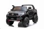 Elektrické autíčko Toyota Hilux 4X4, černé, 2 x 12V / 10 Ah baterie, EVA kola, Kvalitní odpružení, LED světla, čalouněný sedák, 2,4 GHz Dálkové ovládání, klíč, 4X4 Pohon, Dvoumístné, USB, SD karta, Bluetooth ORGINAL licence
