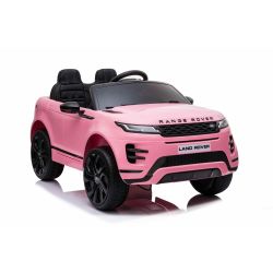 Elektrické autíčko Range Rover Evoque, Jednomístné, Růžový, Koženková sedadla, MP3 Přehrávač s přípojkou USB / SD, Pohon 4x4, Baterie 12V10AH, EVA kola, Odpružené nápravy, Klíčová třípolohové startování, 2,4 GHz Bluetooth Dálkový Ovladač, Licence