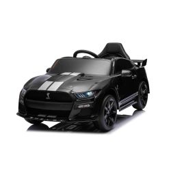 Elektrické autíčko Ford Shelby Mustang GT 500 Cobra, černé, 2,4 GHz dálkové ovládání, USB Vstup, LED Světla, 2 x 30W motor, ORIGINÁL licence