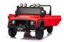 Elektrické autíčko Land Rover Defender 110 SVX 12V, červené, 4X4 pohon, LED světla, přední i zadní odpružení kol, 2.4 GHz dálkové ovládání, USB/Aux Vstup, Bluetooth, Lithiová baterie, 4 X 25W motor, ORIGINÁL licence