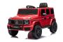 Elektrické autíčko Mercedes G580 12V, červené, 2,4 GHz diaľkové ovládanie, Bluetooth, USB / SD Vstup, Lítiová batéria, LED svetlá, ORIGINÁL licencia