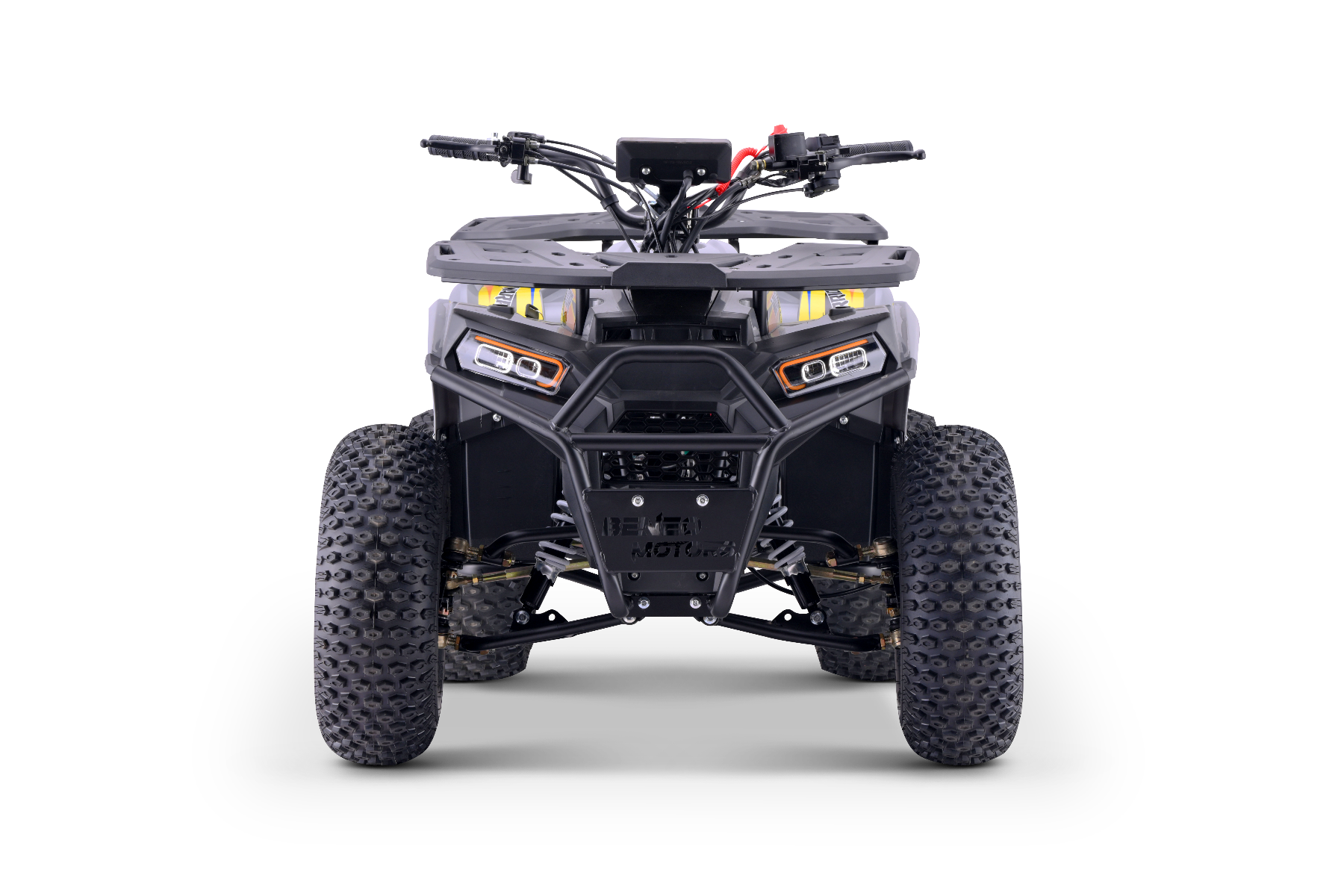 LED světla, přední a zadní kovové nosiče