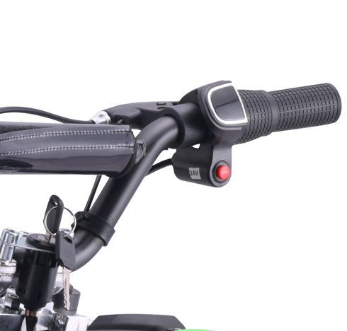 Klíčové zapínání a ukazatelem kapacity baterie