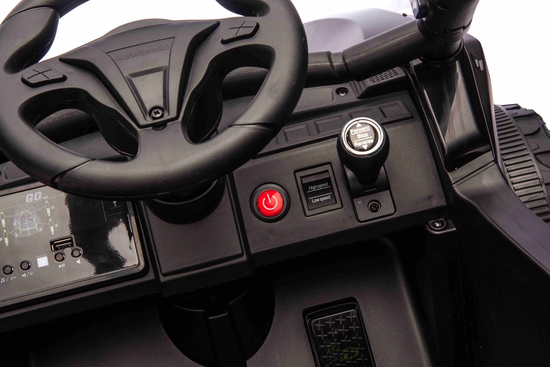 Páka směru jízdy, přepínač rychlostí