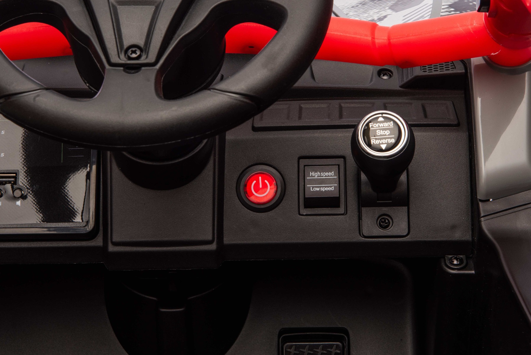 Páka směru jízdy, přepínač rychlostí